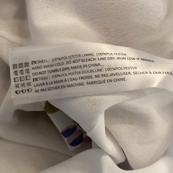 En Saison Womens Dress Size‎ XS Constantia Mini Floral Wrap Puff Long Sleeves - Picture 10 of 10